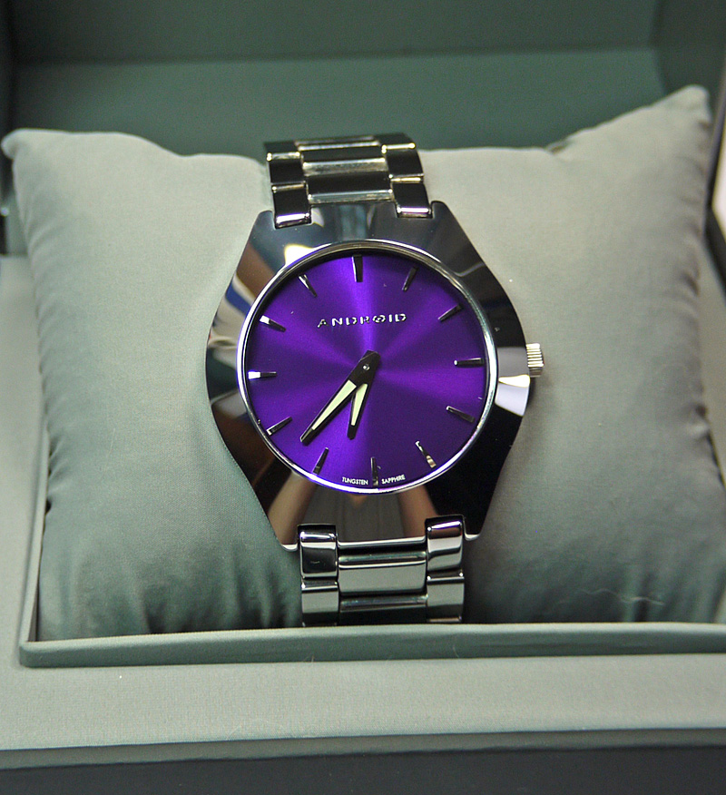 Sold! Android Infini tungsten & sapphire, purple dial. $150 shipped OBO ...